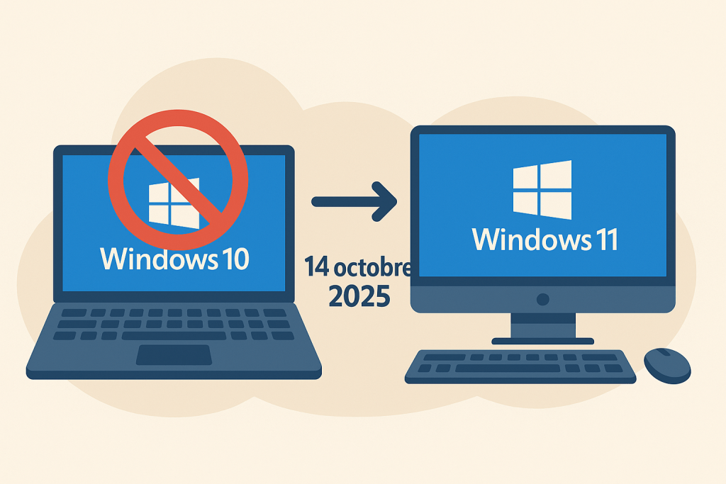 Fin du support de Windows 10 : préparez votre passage à Windows 11