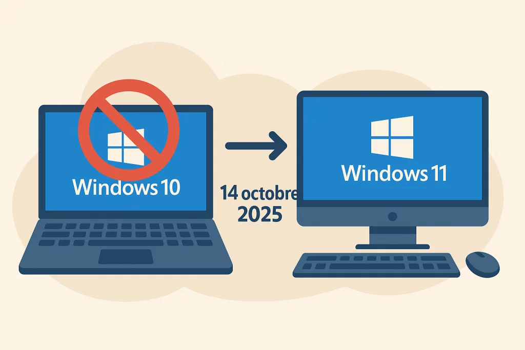 Fin du support de Windows 10 : préparez votre passage à Windows 11