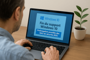 Prolongation du support de Windows 10 pour les particuliers